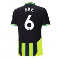 Manchester City Nathan Ake #6 Vonkajší futbalový dres 2024-25 Krátky Rukáv